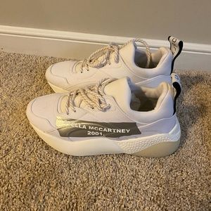 Stella McCartney white fabric sneakers size 38